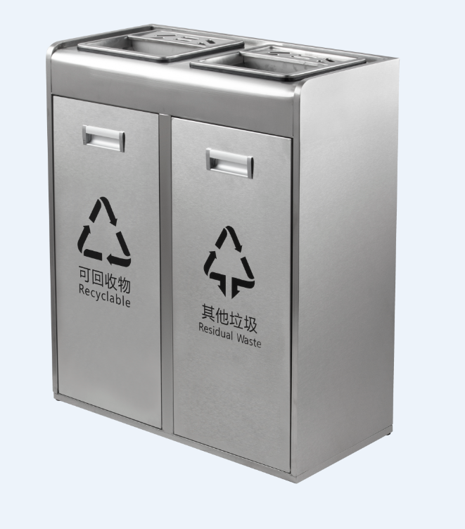 不銹鋼垃圾桶 金屬垃圾桶 烤漆垃圾桶 室內(nèi)室外通用 多樣式及價(jià)格選擇見產(chǎn)品說明（SY）